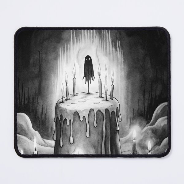 Item preview, Gothic Birthday Black Ghost Cake Candles, Step Closer To Eternal Darkness designed and sold by Lelijo.