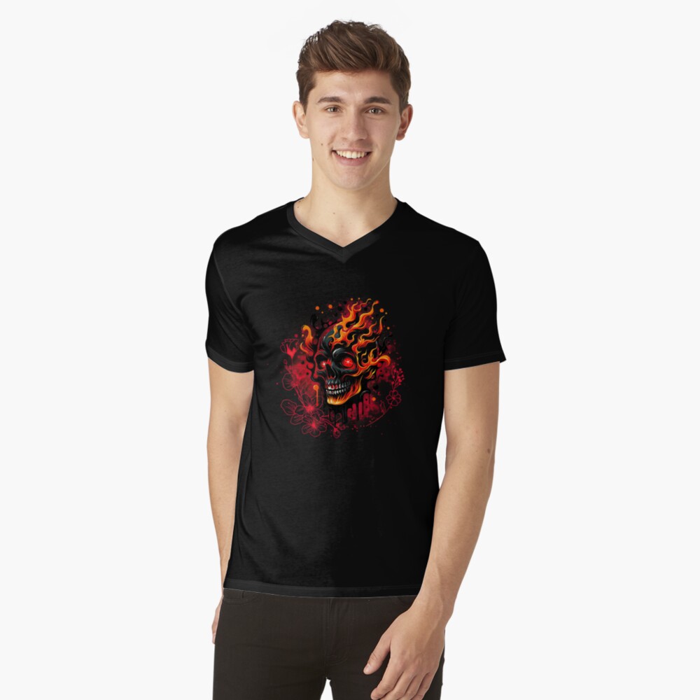 Item preview, V-Neck T-Shirt designed and sold by nncreator.