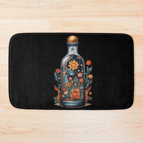 Item preview, Flowers in bottle boho streetwear look designed and sold by LuminOrb.
