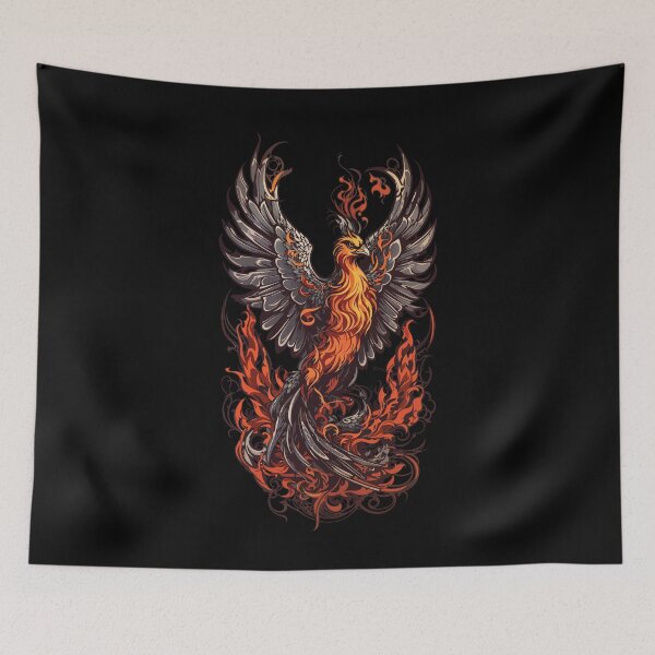 Item preview, Iconic mythical creature phoenix bird streetwear designed and sold by LuminOrb.