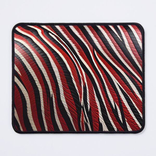Item preview, Abstract Red Zebra Skin Pattern designed and sold by TheArtOfPat.