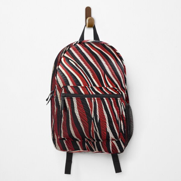 Item preview, Abstract Red Zebra Skin Pattern designed and sold by TheArtOfPat.