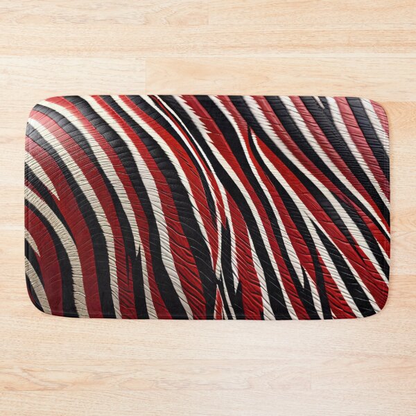 Item preview, Abstract Red Zebra Skin Pattern designed and sold by TheArtOfPat.