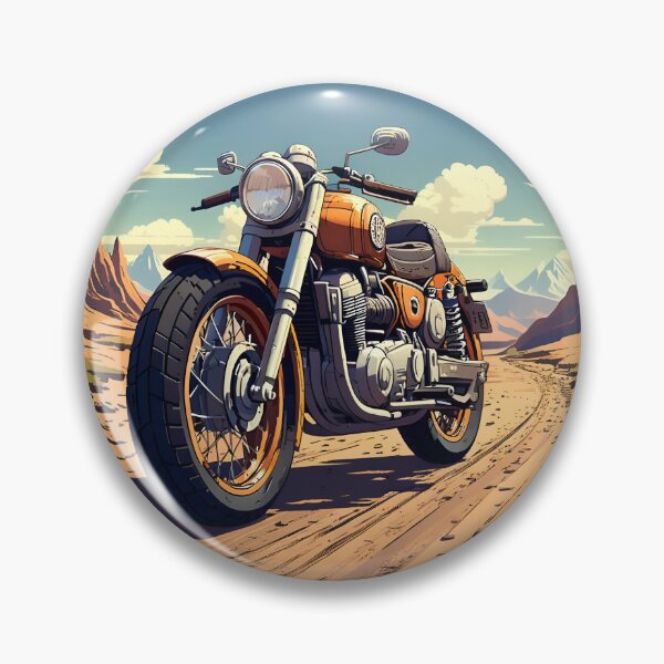 Item preview, MOTORCYCLE & DESERT designed and sold by AmazingBackDrop.