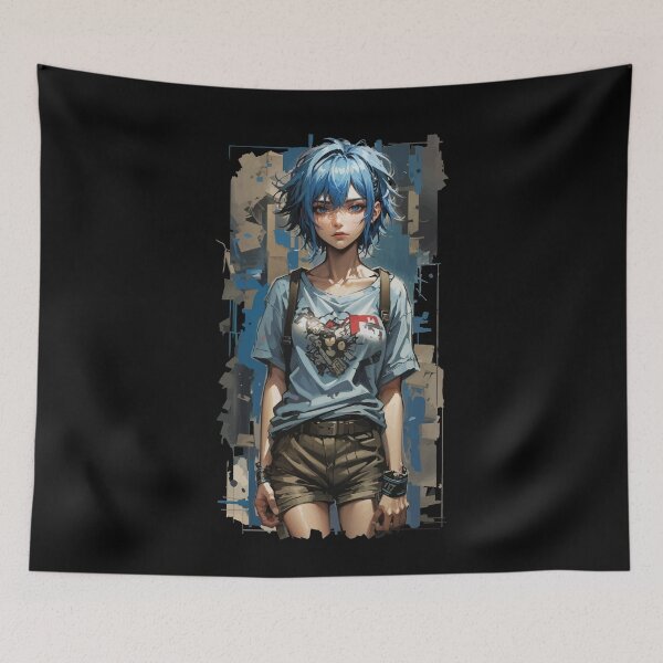Item preview, Blue angel with mechanical heart designed and sold by LuminOrb.