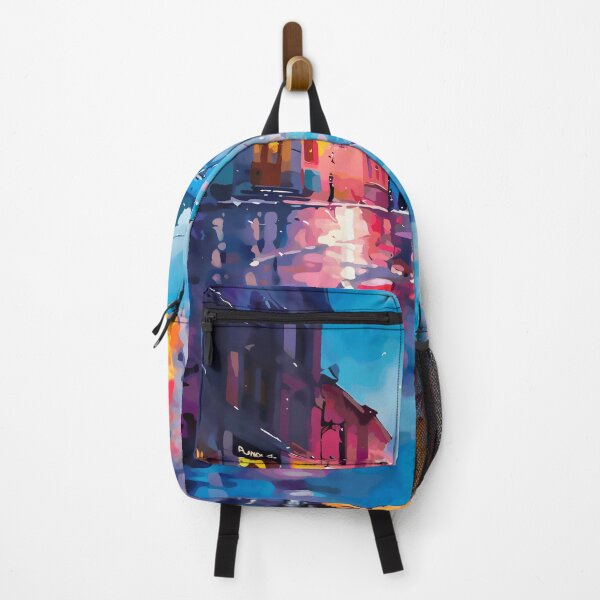 Item preview, Romanian street city night, oil painting light cinematic, City Inspirations designed and sold by Gabi.Media.