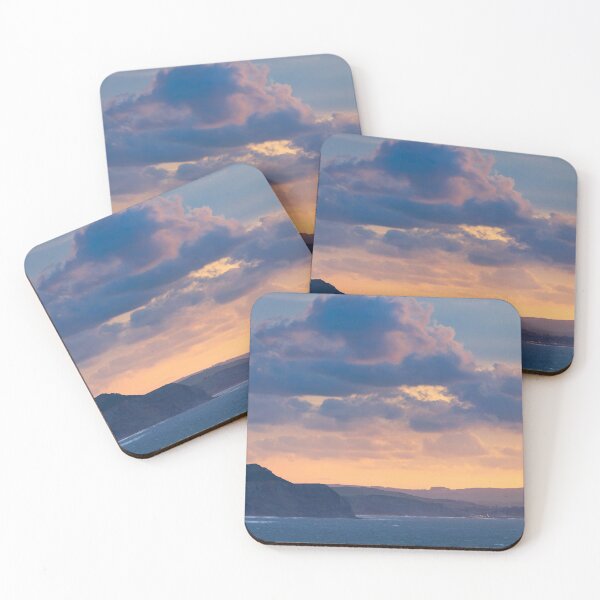Item preview, Heavy Storm Clouds at Sunrise over the Jurassic Coast designed and sold by Dorset Girl.