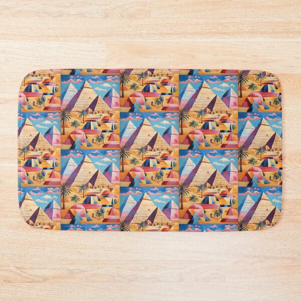 Item preview, The Pyramids of Giza painting after Raoul Dufy designed and sold by Vintage Designs +.