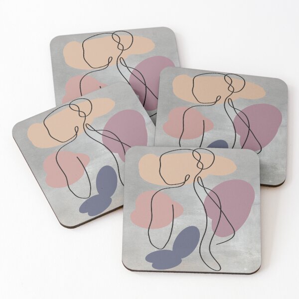 Item preview, Abstract home decorating minimalist female line art wall poster designed and sold by jayne0524.