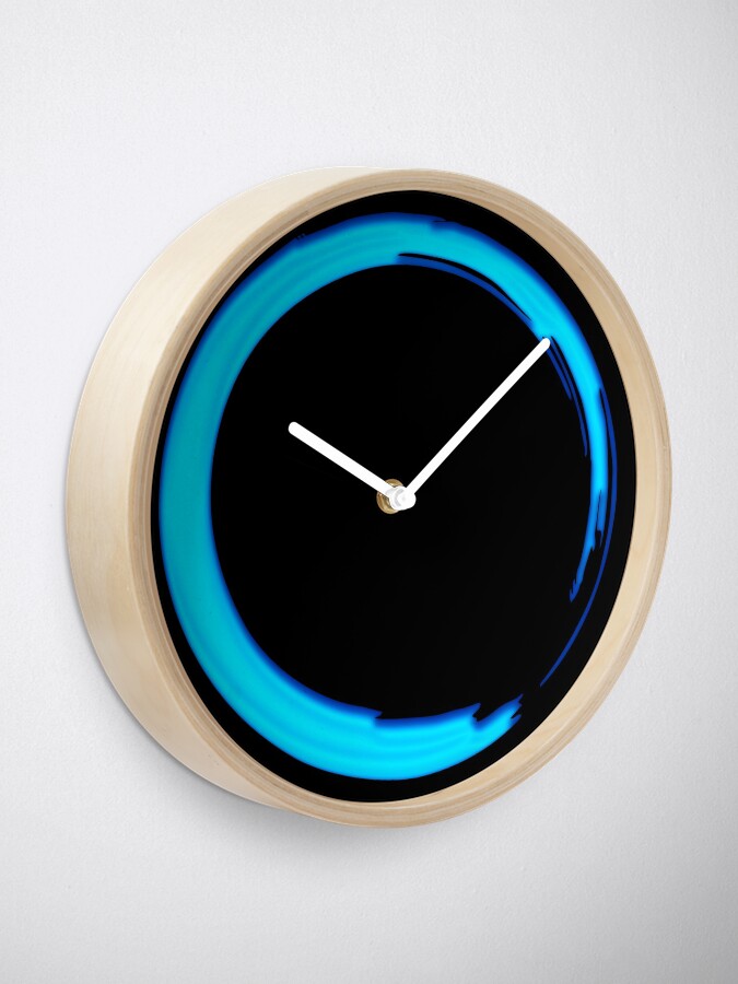 Alternate view of Enso, Zen, Circle of Enlightenment, Meditation, Buddha, Buddhism, Japan Clock