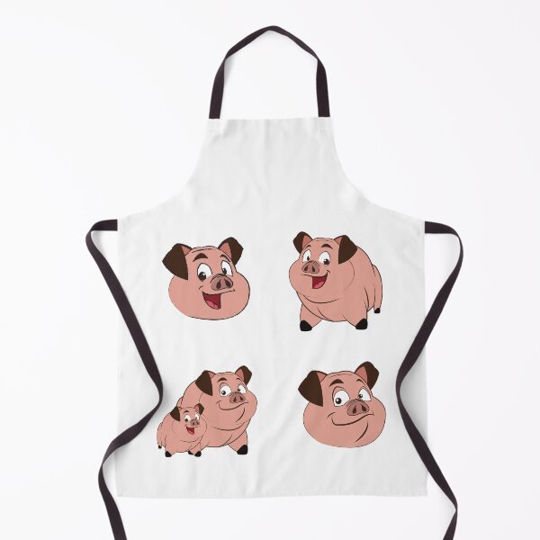 Item preview, cute happy and funny farm pig designed and sold by huape.