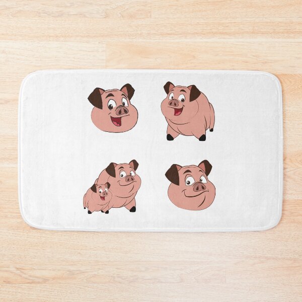 Item preview, cute happy and funny farm pig designed and sold by huape.