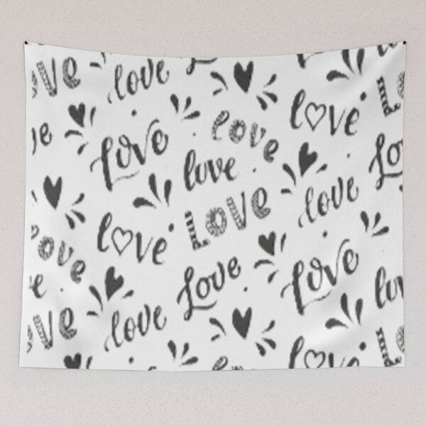 Item preview, Creative Love: Hearts, Calligraphy and Leaves designed and sold by TroviTutto.