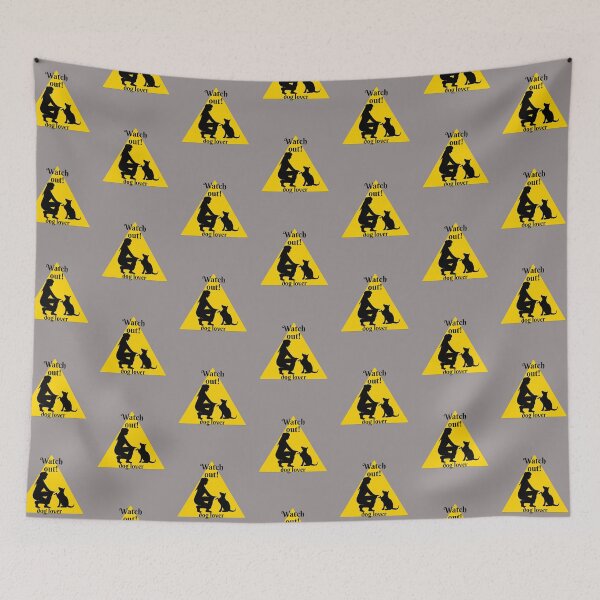 Item preview, Watch out, dog lover designed and sold by Amazing-Kortez.