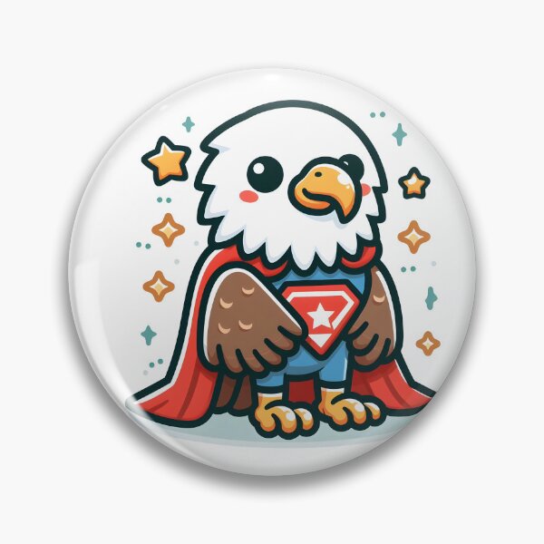 Item preview, Kawaii Eagle: A Superhero Cape designed and sold by CanvasCutie.