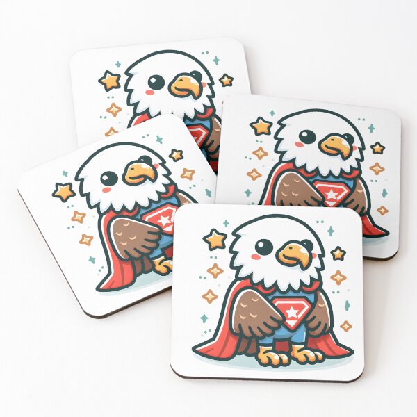 Item preview, Kawaii Eagle: A Superhero Cape designed and sold by CanvasCutie.