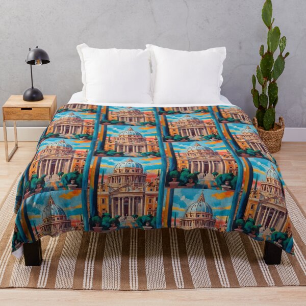 Item preview, The Vatican in Rome painting after Raoul Dufy designed and sold by Vintage Designs +.