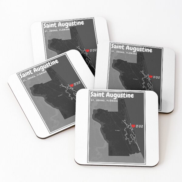 Item preview, Map of Saint Augustine, Florida designed and sold by Digital Dreams Arts.