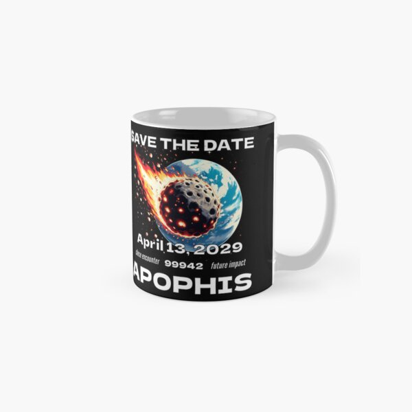 Item preview, Apophis Asteroid Save The Date April 13, 2029 designed and sold by Funny Vintage Stickers And T-Shirts.