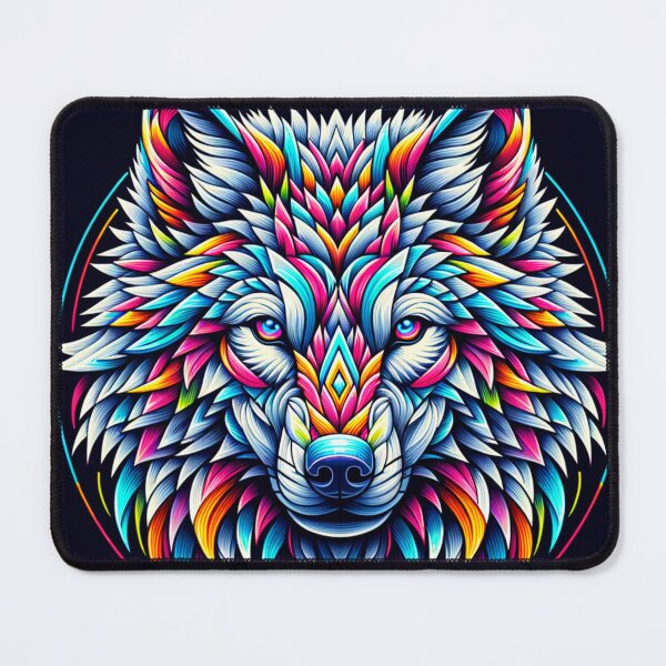 Item preview, Neon Geometric Wolf designed and sold by T-NeonSt.