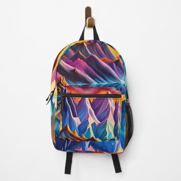Item preview, Colourful Mountains and Lake, Ai Generated Art designed and sold by ACC .