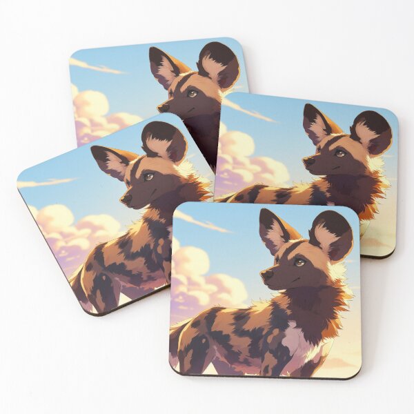 Item preview, African wild dog cartoon image designed and sold by Jo Dale.
