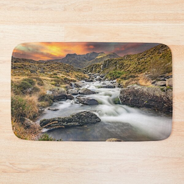 Item preview, Cwm Idwal Rapids Snowdonia Wales designed and sold by AJEvans.