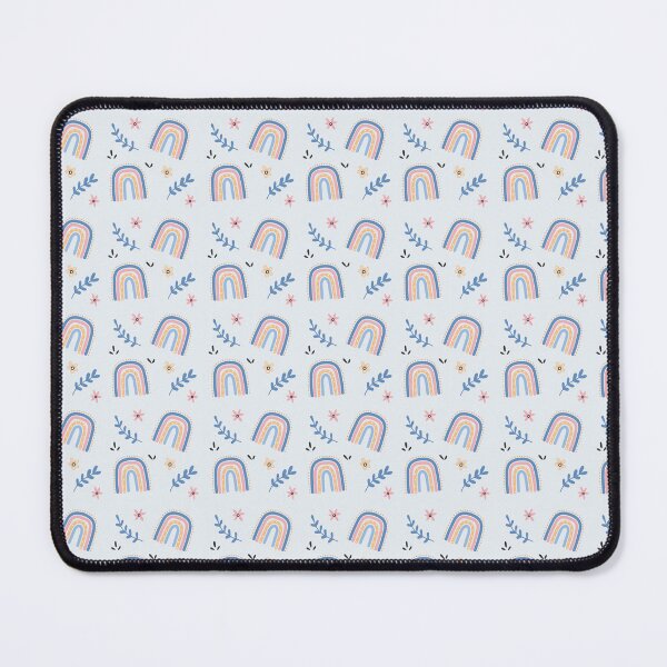 Item preview, Boho Rainbow & Leaves ; Bohemian Pattern designed and sold by PatternInArt.