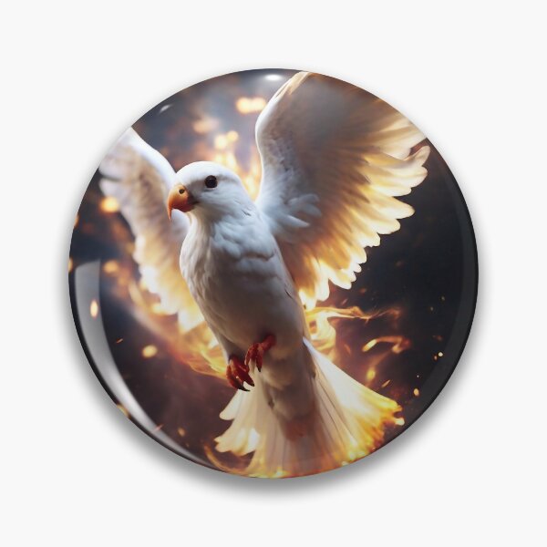 Item preview, White fire dove designed and sold by M-Y-A-R-T-.