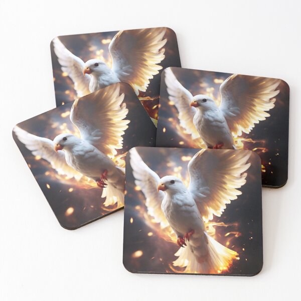 Item preview, White fire dove designed and sold by M-Y-A-R-T-.