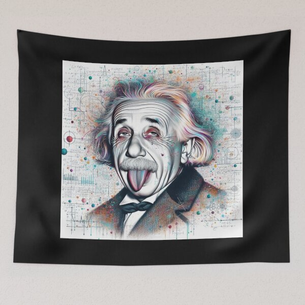 Item preview,  Albert Einstein designed and sold by sevenmountains.