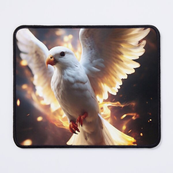 Item preview, White fire dove designed and sold by M-Y-A-R-T-.