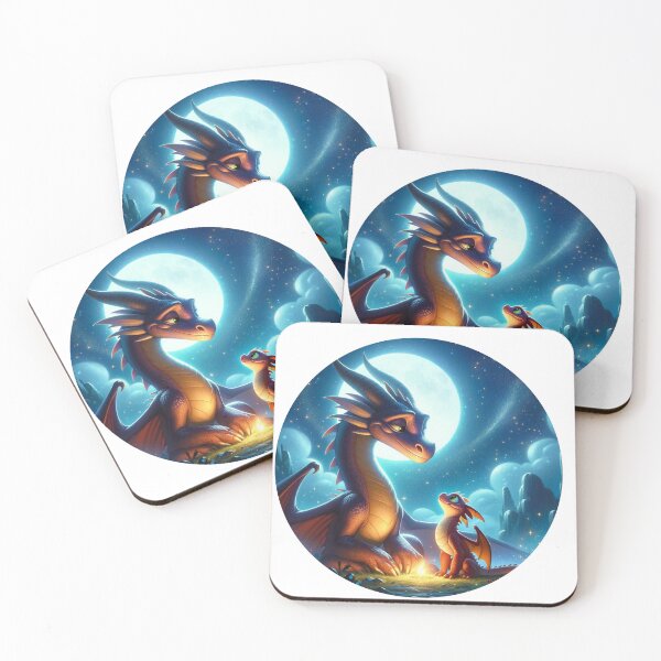 Item preview, Sweet dragon daddy and son designed and sold by dolcecamomilla.