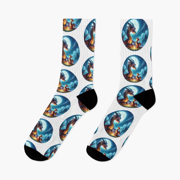 Item preview, Sweet dragon daddy and son designed and sold by dolcecamomilla.