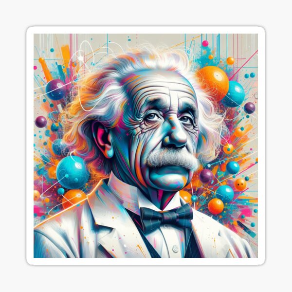 Item preview,  Albert Einstein designed and sold by sevenmountains.