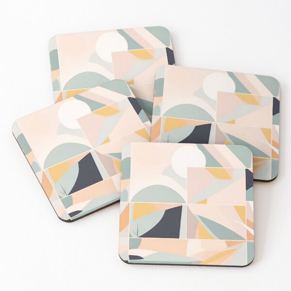 Item preview, Abstract Serenity: Meditative Composition in Soft Forms designed and sold by Aurorartsprint.