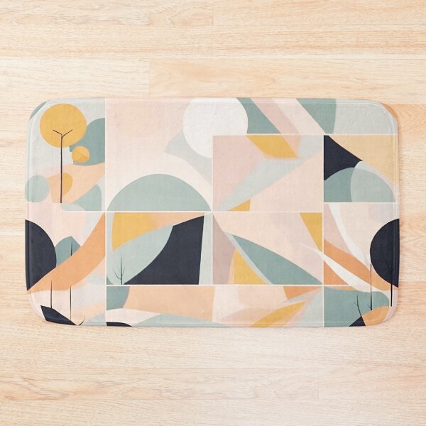 Item preview, Abstract Serenity: Meditative Composition in Soft Forms designed and sold by Aurorartsprint.