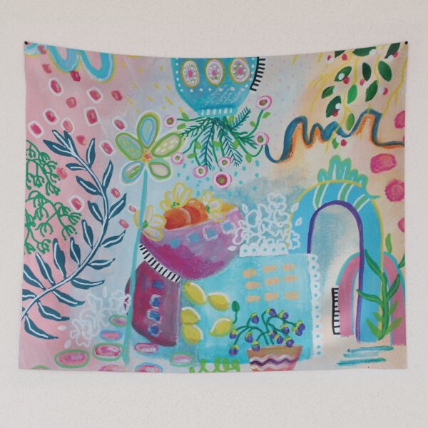 Item preview, Fiesta in Pink and Blue designed and sold by Mary Montelongo.