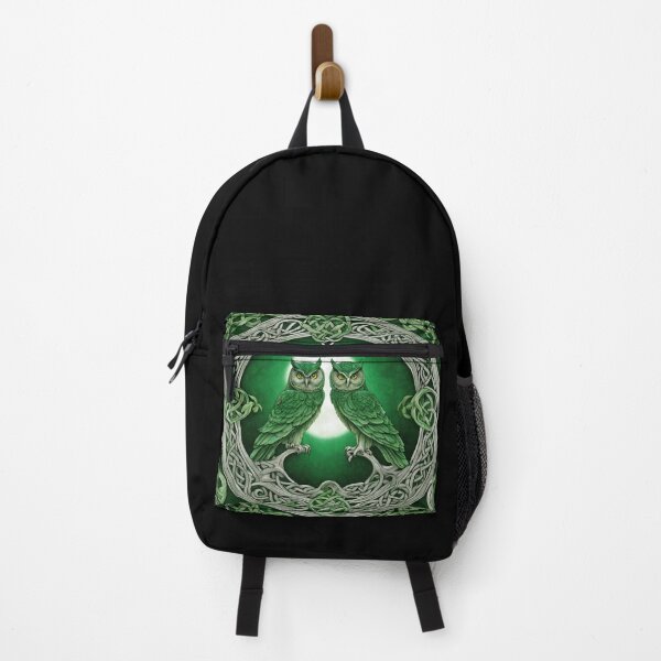 Item preview, Mystical Emerald Owls: Celtic Enchantment designed and sold by Ayman Toumarti.