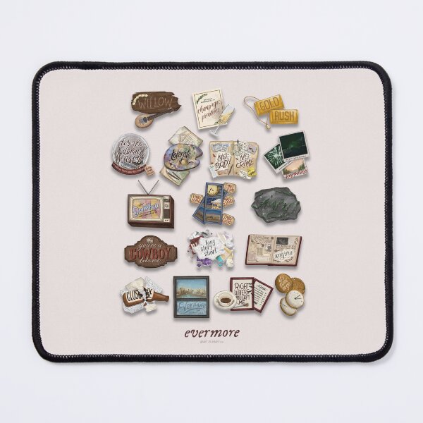Item preview, evermore individual illustrations taylor swift song list design art individual symbols easter eggs designed and sold by Amber Liu.