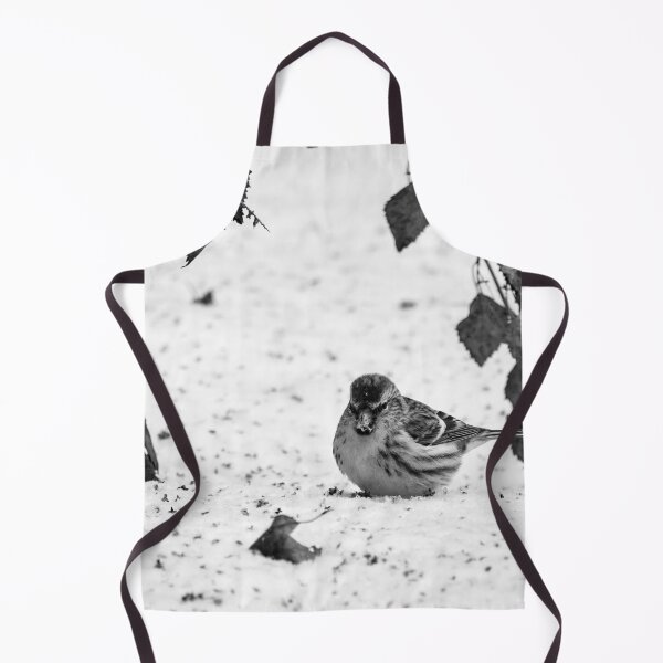Item preview, Who has droppped all these seeds. Mealy redpoll bw designed and sold by Jouko Lehto Photography.