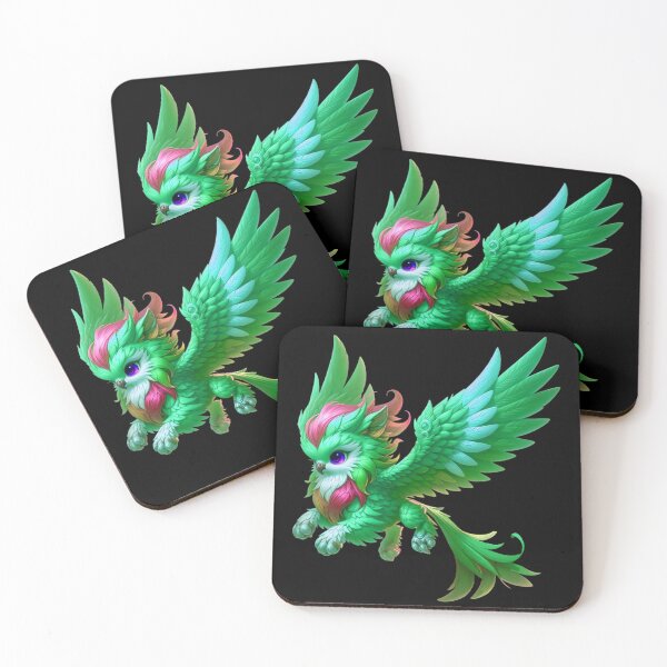 Item preview, Green Cute Griffon Chibi designed and sold by CHIBI_POPZ.