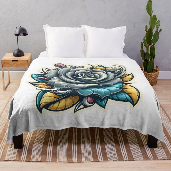Item preview, Summer Rose Flower Yellow Leaf Colorful designed and sold by SimpleP.