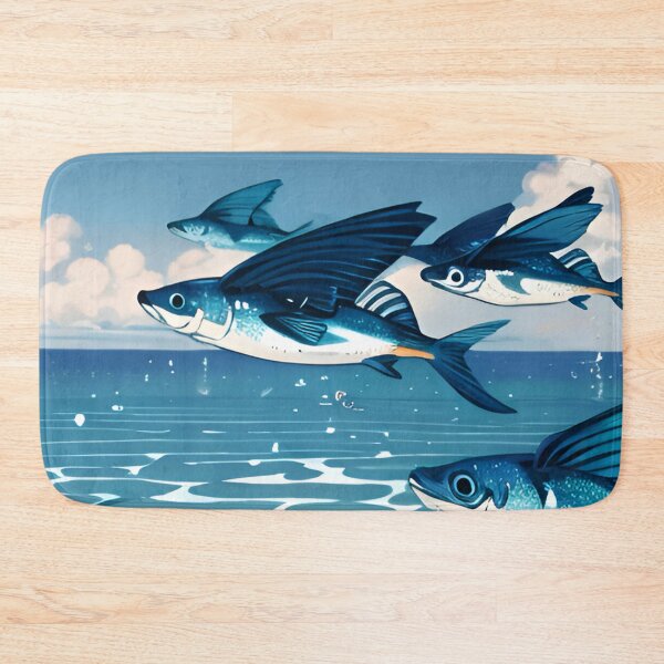 Item preview, Squadron of flying fish designed and sold by Glenbobagins.