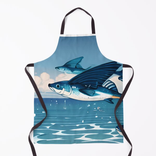 Item preview, Squadron of flying fish designed and sold by Glenbobagins.
