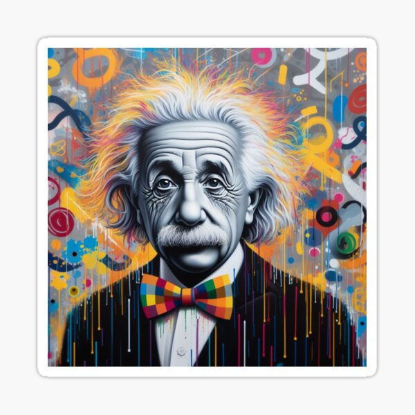 Item preview,  Albert Einstein designed and sold by sevenmountains.
