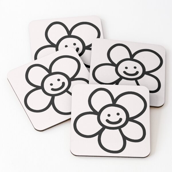Item preview, Smiley Line Flower ; Boho Flower Pattern designed and sold by PatternInArt.