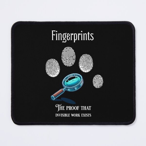 Item preview, Fingerprints, the proof that invisible work exists designed and sold by Pflugart.