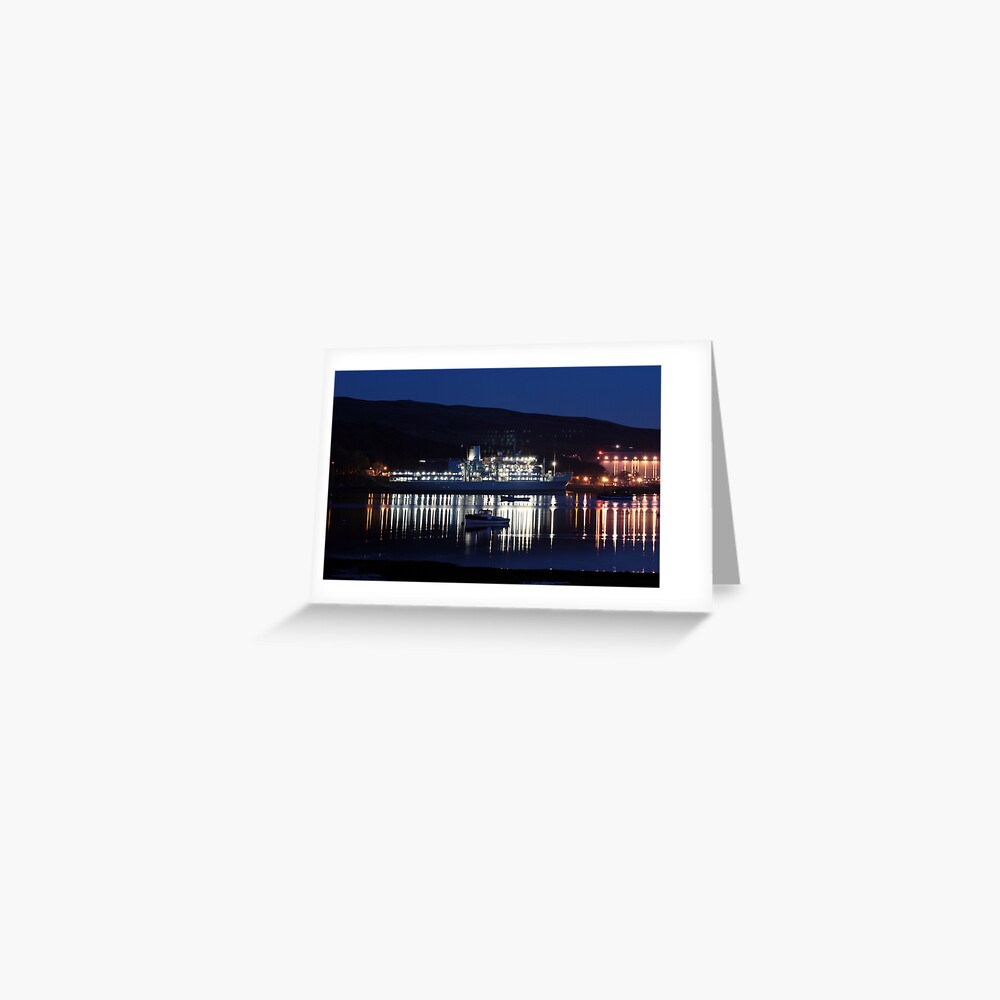 Pink and Blue Greeting Card