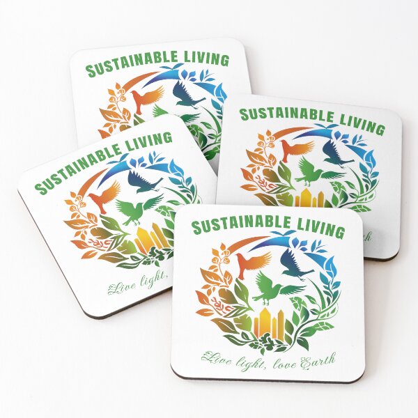 Item preview, Sustainable Living - Live light, love Earth designed and sold by JoksterHaven.